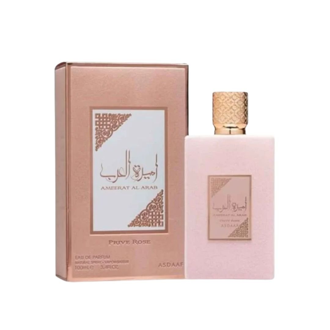 Ameerat Al Arab Prive Rose, Perfume Para Mujer, Eau de Perfume100 ml - Asdaf Lattafa