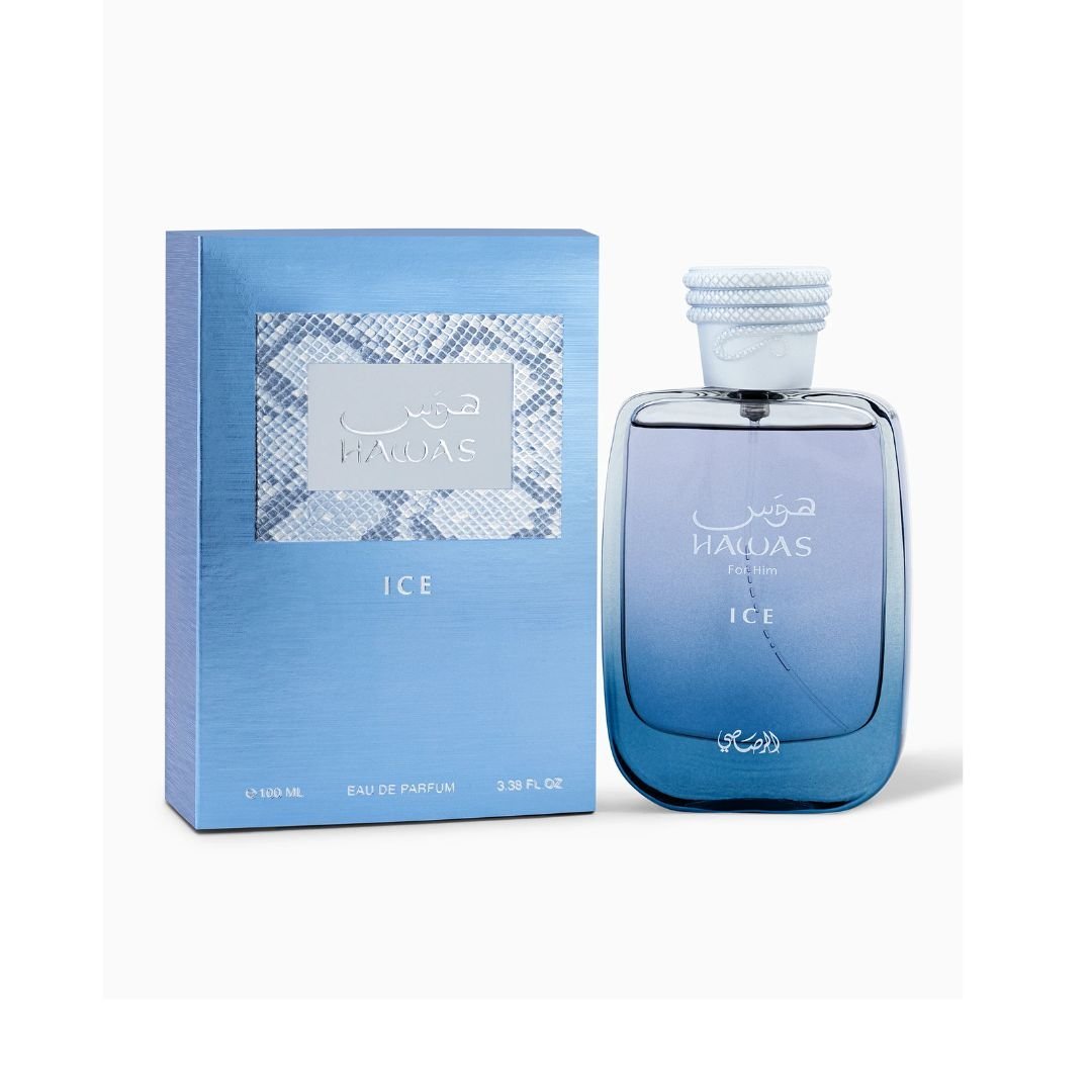 Hawas Ice Perfume, Perfume Para Hombre, Eau de Parfum 100 ml - Rasasi