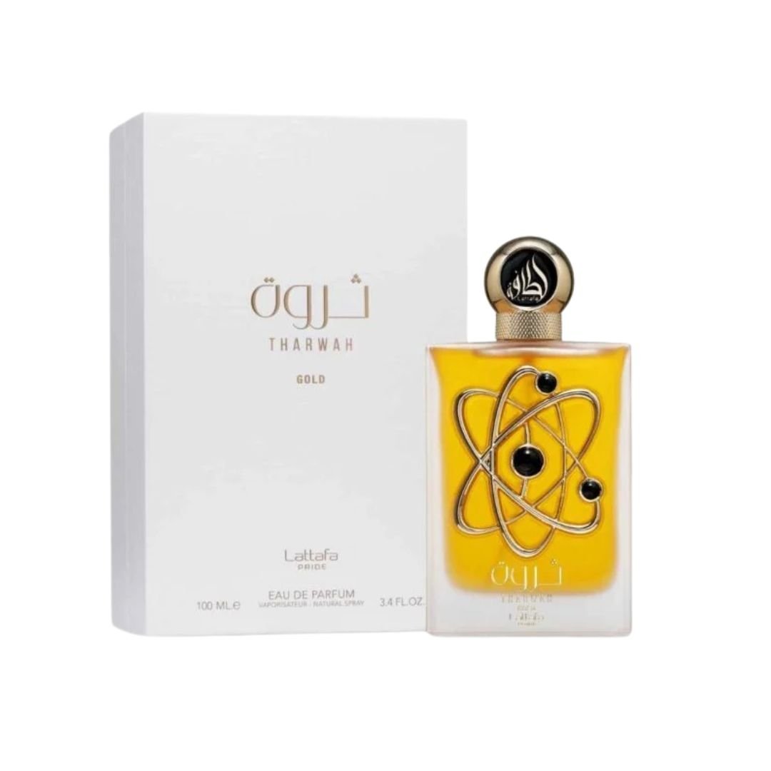 Tharwah Gold, Perfume Unisex, Eau de Parfum 100 ml - Lattafa Pride