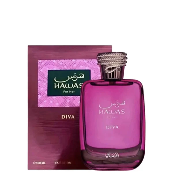 HAWAS DIVA 1 Hawas Diva, Perfume Para Mujer, EDP 100 ml - Rasasi