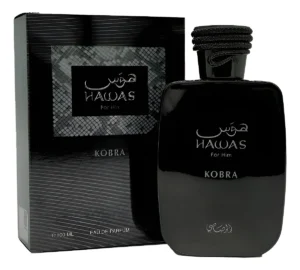 HAWAS KOBRA Hawas Kobra, Perfume Para Hombre, EDP 100 ml - Rasasi